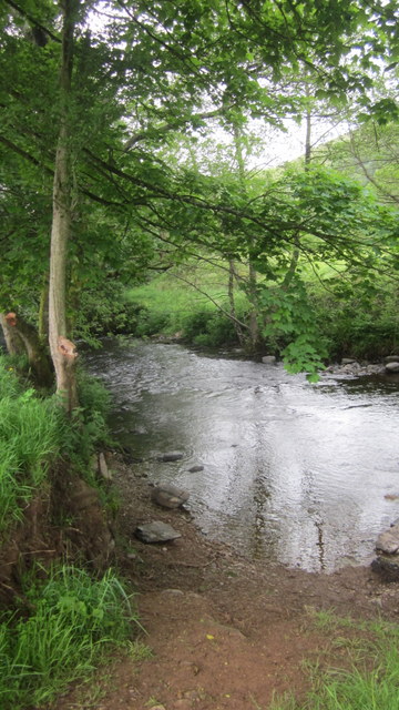 Way down to the little river beach.