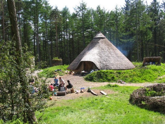 Matterhorn of Marble Iron age hut